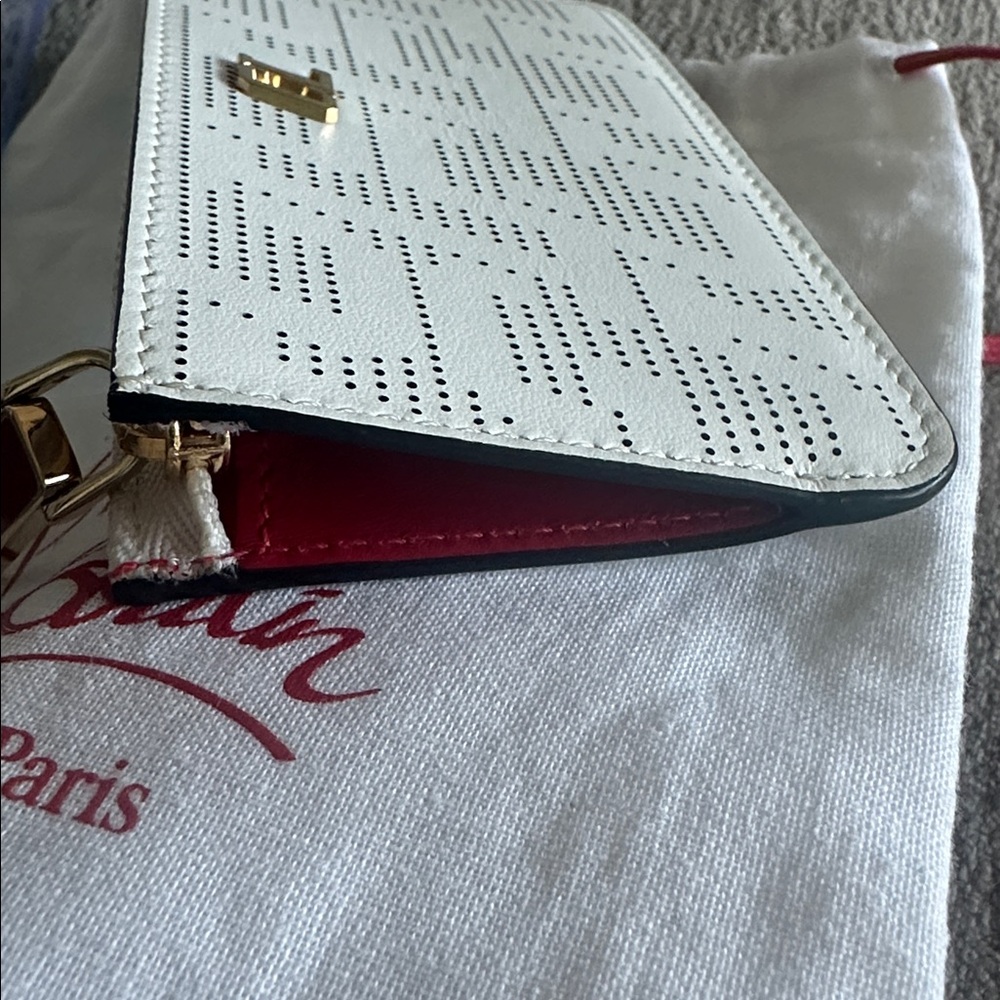 Christian Louboutin Punching Leather Coin and Card Case - Picture 7 of 10